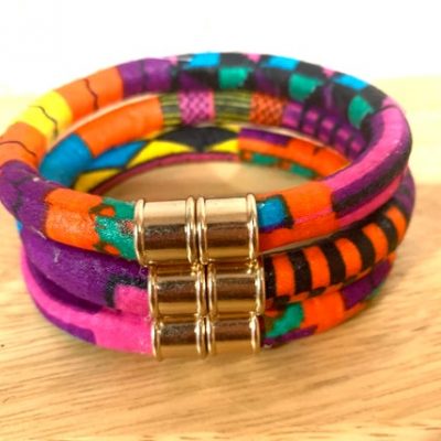 Colour Pop bracelet stack