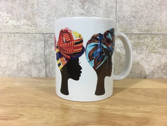 Multicolour Front Knot Headwrap Mug - Image 4