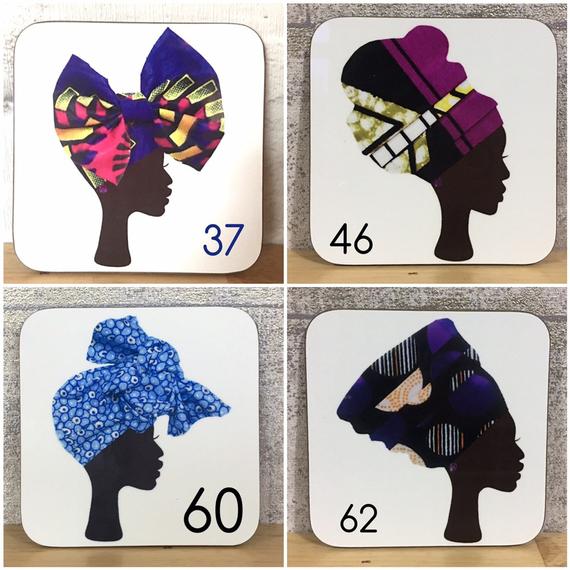 Purple and blue headwrap mug - Image 6