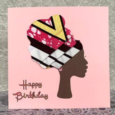 Pink gold high headwrap