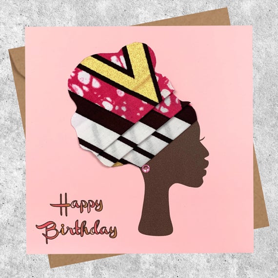 Pink gold high headwrap - Image 3