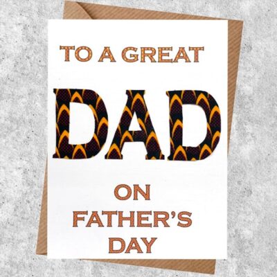 Father’s Day card - say it with words!