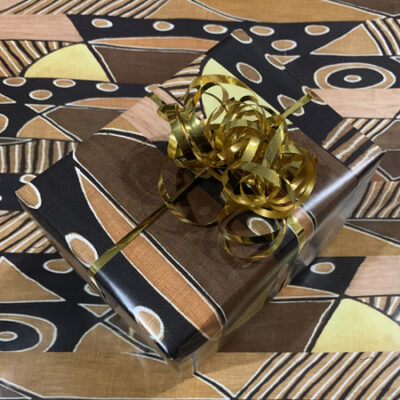 Bogolan gift wrap paper - 2 sheets