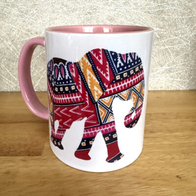 Pink Elephant Mug
