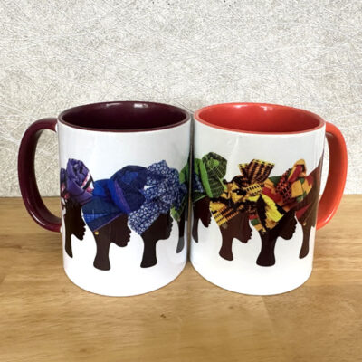 Rainbow Headwrap mug