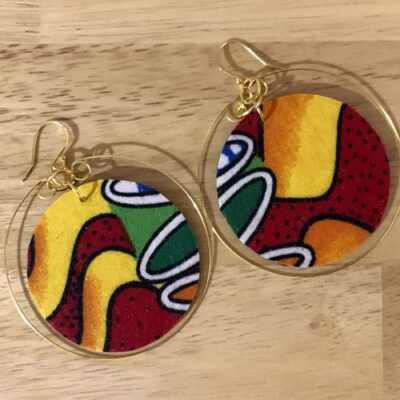 African hoop earrings